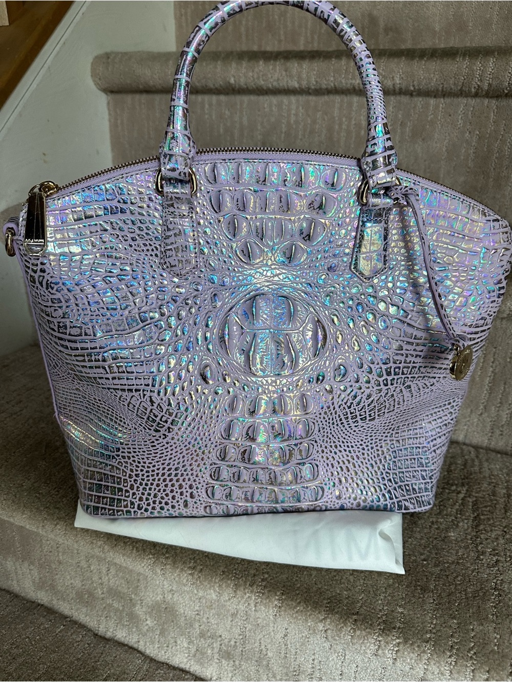 ✨💜 NWT Brahmin Large Duxbury in Violet Wonderland 💜✨